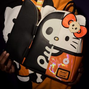 NYCC Limited Edition Sanrio Hello Kitty Skeleton Costume Glow Mini Backpack