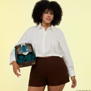 Exclusive Harry Potter Slytherin Banner Velvet Mini Backpack