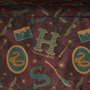 Exclusive Harry Potter Slytherin Banner Velvet Mini Backpack