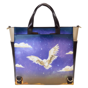 Harry Potter Hogwarts Starry Sky Convertible Backpack & Tote Crossbody Bag