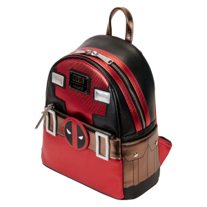 Marvel Metallic Deadpool Cosplay Mini Backpack