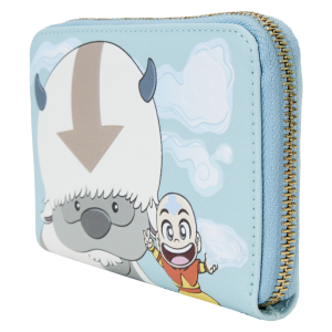 Avatar: The Last Airbender Aang, Appa, & Momo Zip Around Wallet
