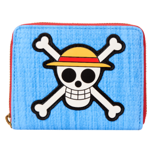 NYCC Limited Edition One Piece Luffy Jolly Roger Zip Around Wallet