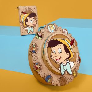 Pinocchio Cameo Zip Around Wallet