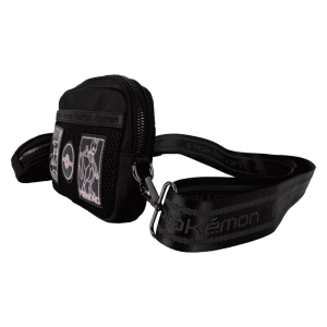 Pok&eacute;mon Pikachu & Mewtwo Glow Nylon Sling Crossbody Bag with Coin Bag