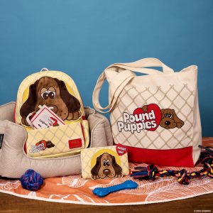 Pound Puppies 40th Anniversary Plush Mini Backpack with Card Holder