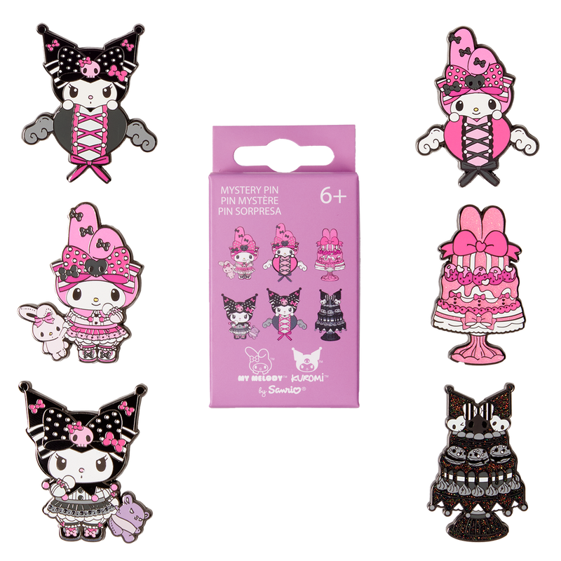 Sanrio My Melody & Kuromi Mystery Box Pin