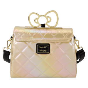 Sanrio Hello Kitty 50th Anniversary Metallic Gold Crossbody Bag