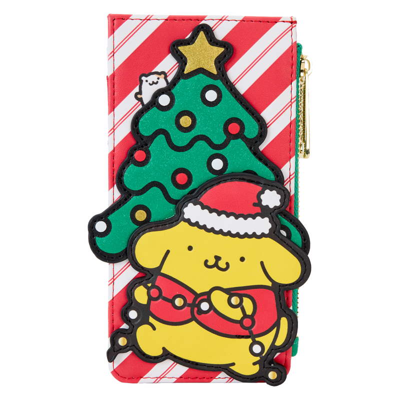 Sanrio Exclusive Pompompurin Santa Hat Large Card Holder