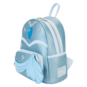 The Princess and the Frog Tiana Blue Gown Glitter Cosplay Mini Backpack