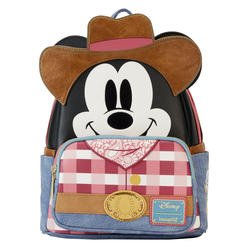 Western Mickey Mouse Cosplay Mini Backpack