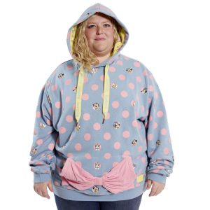 Minnie Mouse Pastel Polka Dot Unisex Hoodie