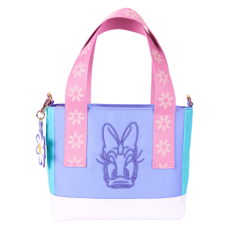 Daisy Duck 85th Anniversary Nylon Mini Tote Crossbody Bag