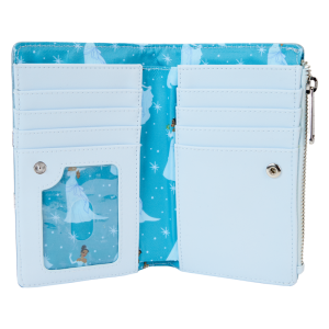 The Princess and the Frog Tiana Blue Gown Glitter Cosplay Flap Wallet